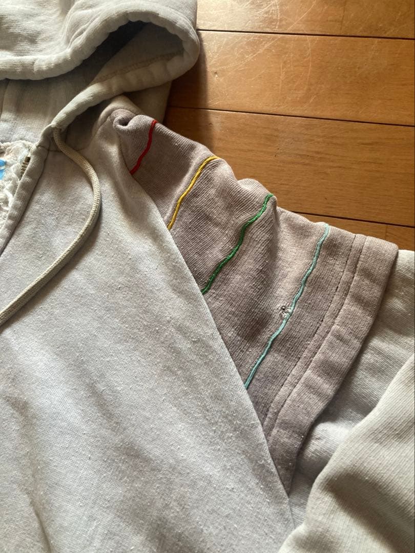 60s vintage ジップパーカー ブルーグレー