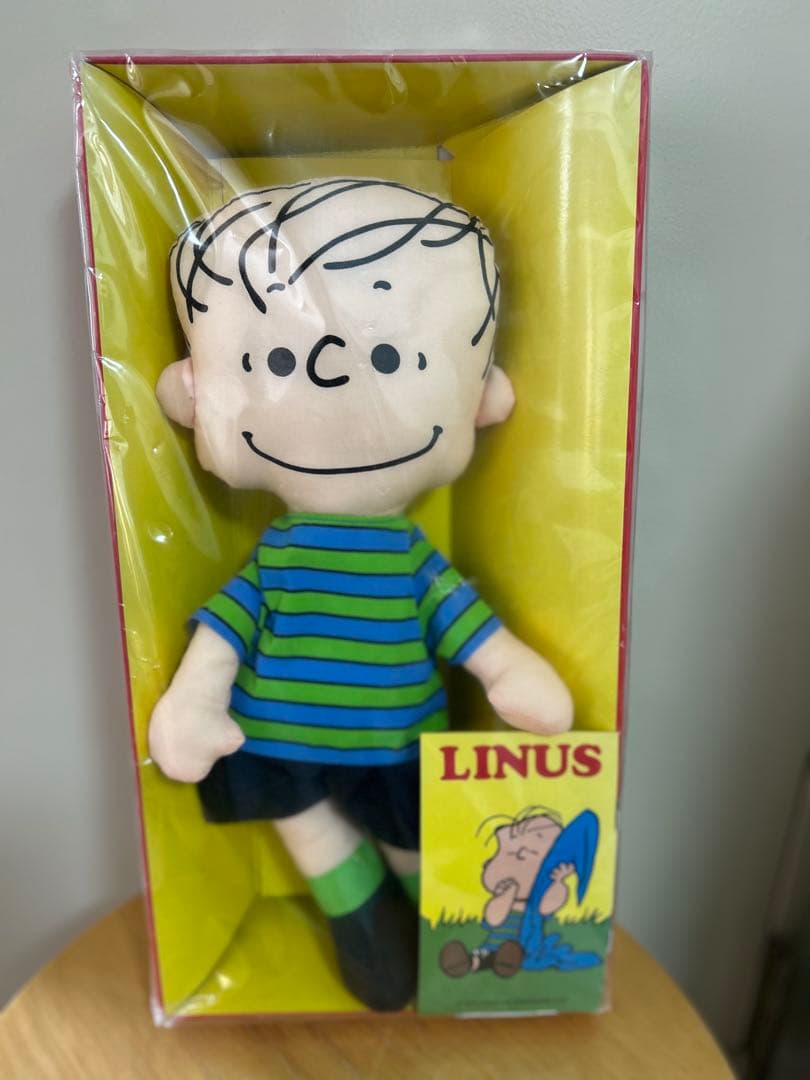 PEANUTS ライナス ぬいぐるみ　2Dプラッシュクッション　ビンテージ