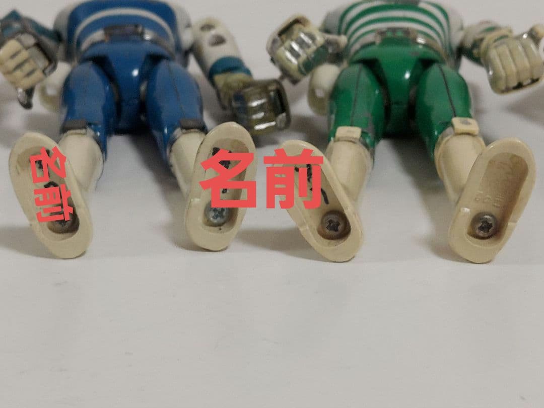 電子戦隊 デンジマン フィギュア GB-16 超合金　全5体　※ピンク右足折れ