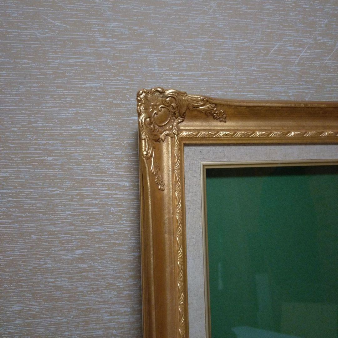 クラシック ゴールド木製額縁P20号 (9)