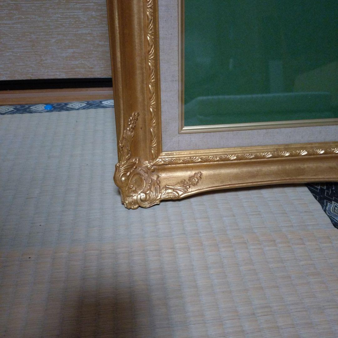 クラシック ゴールド木製額縁P20号 (9)