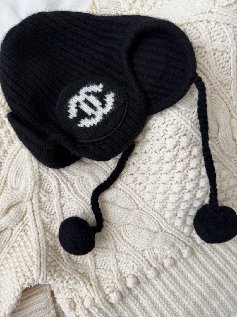 CHANEL ニットキャップ 2025年購入 値下げ不可