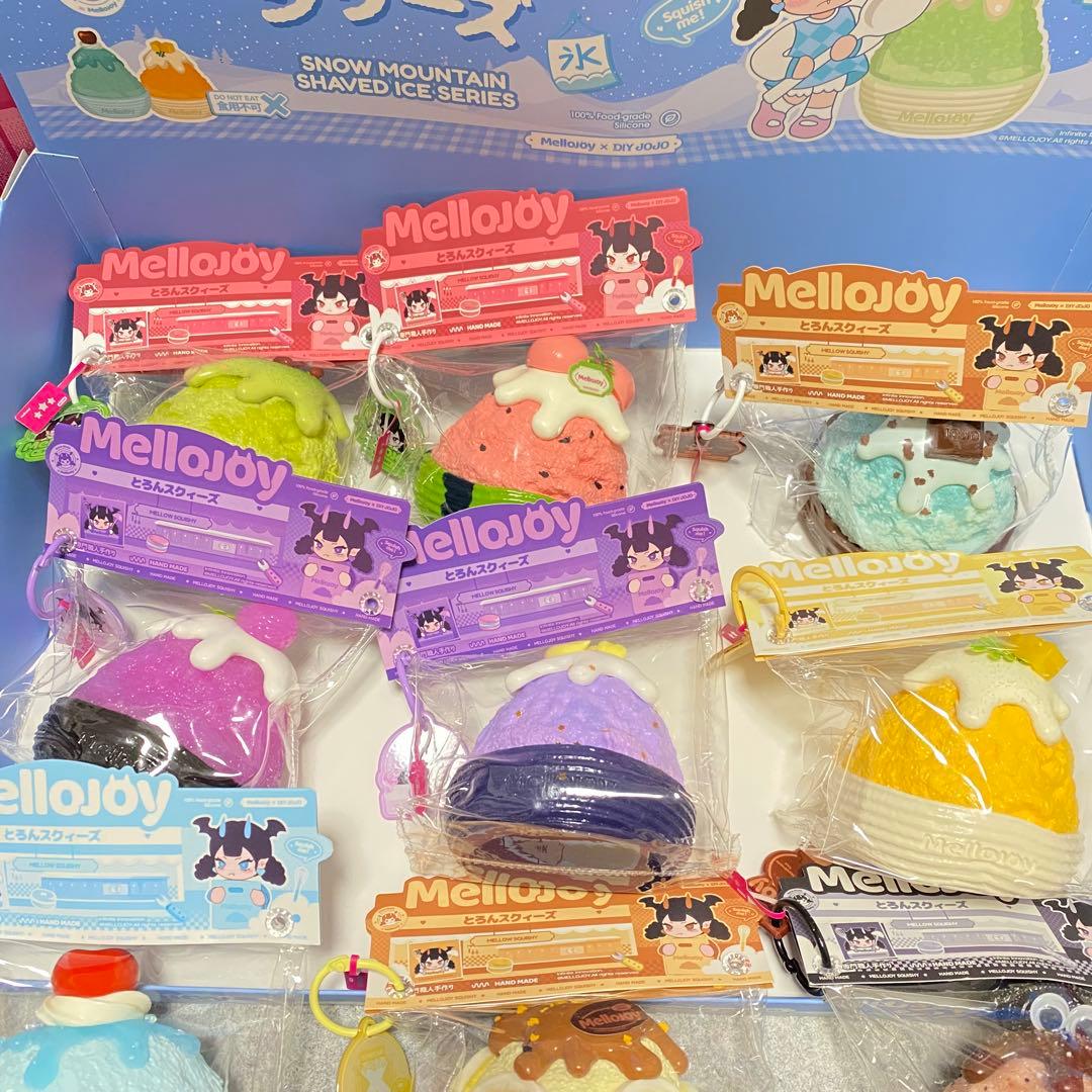 【終売品】mellojoy スクイーズ 雪山シャーベット 全種類セット かき氷