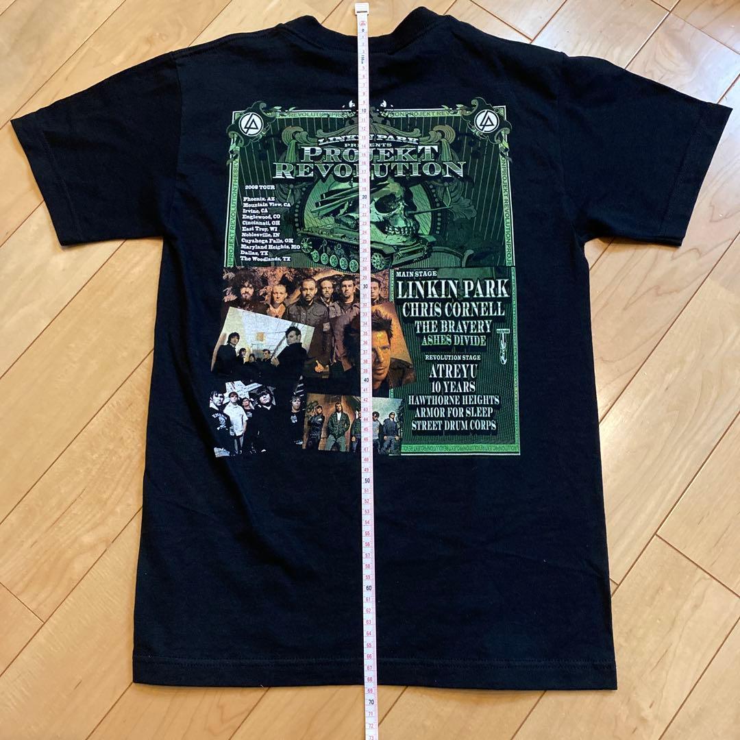 リンキンパーク ツアーTシャツ 2008年 希少 黒