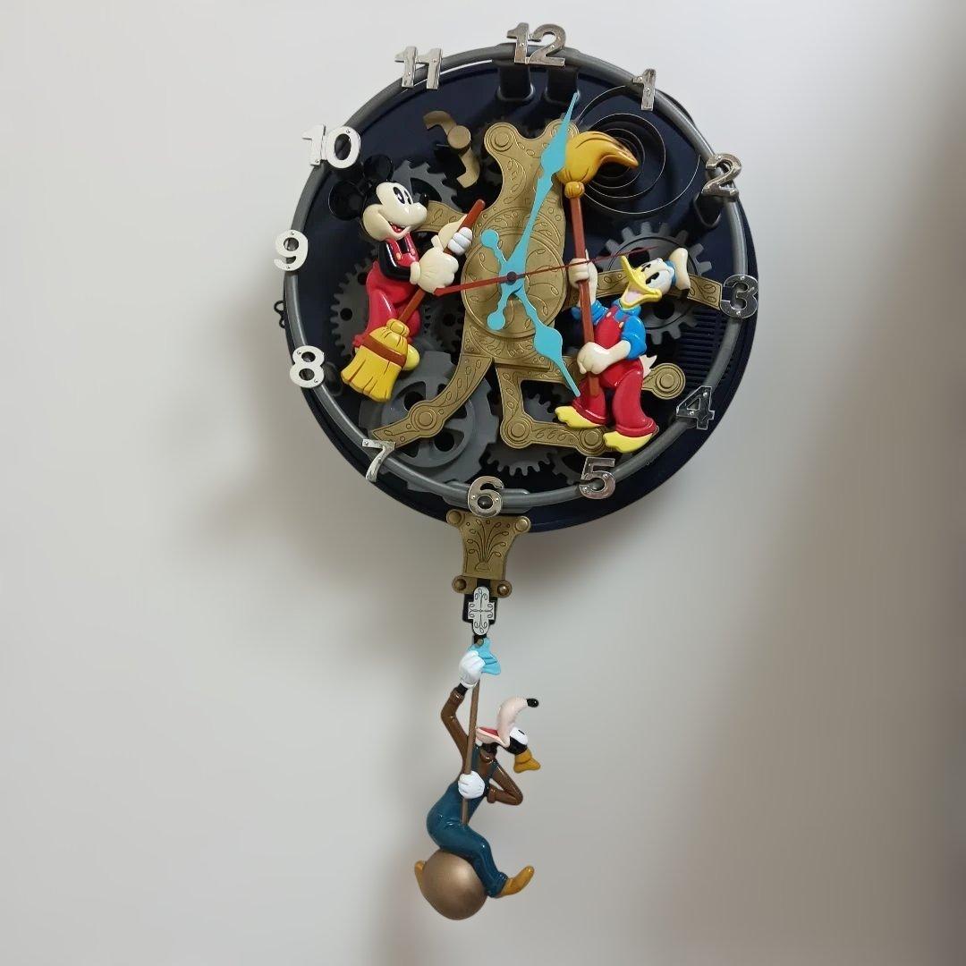 稼働品PEAQ Disney talking wall clock からくり時計
