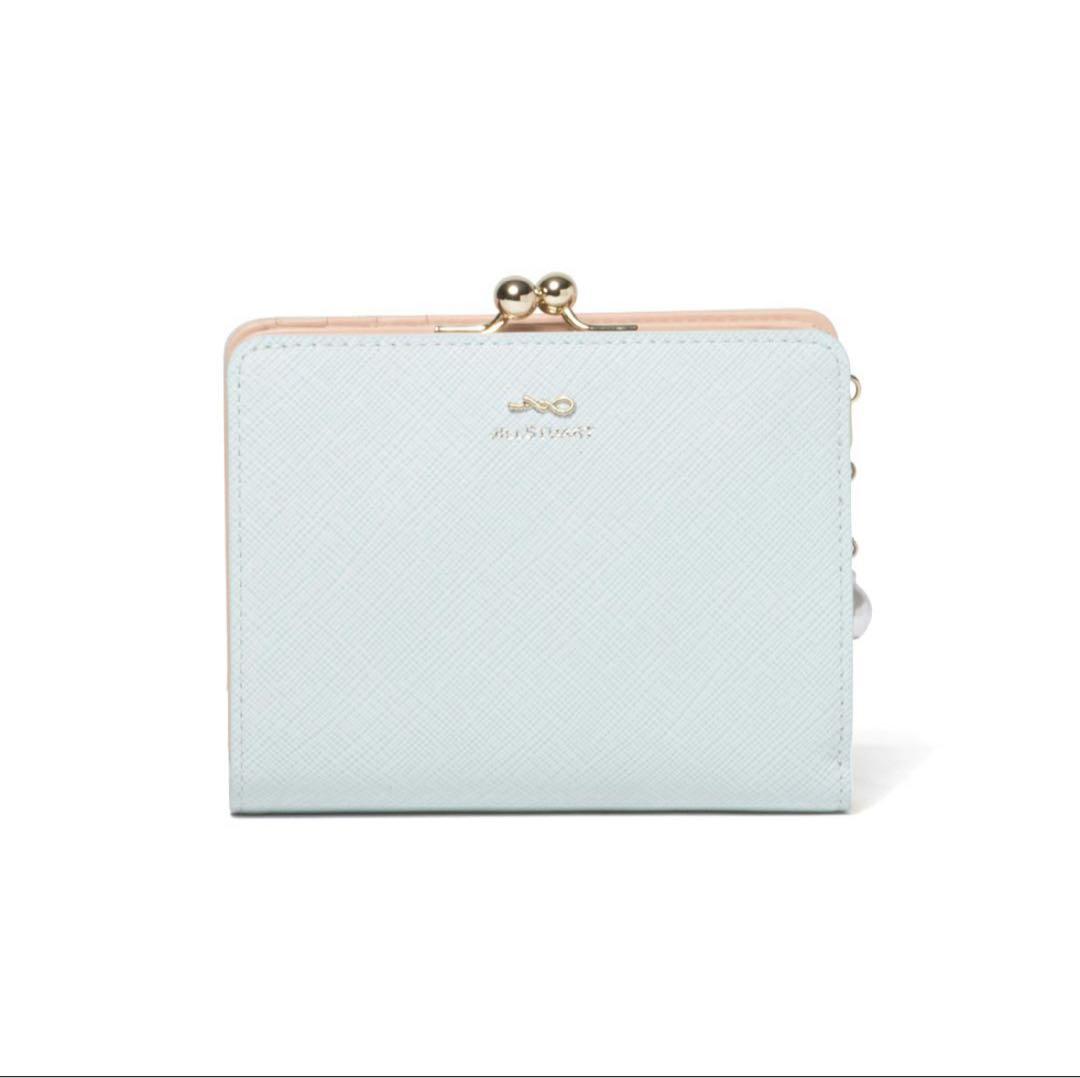 JILL STUART グローリア 口金折り 財布 ジル スチュアート ブルー