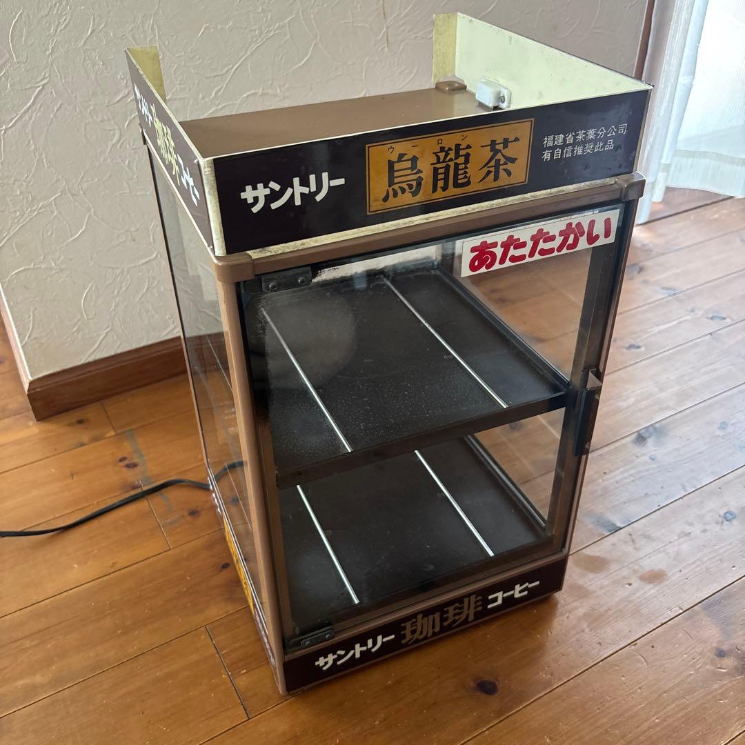 【動作品】缶ウォーマー ホット ショーケース サントリー