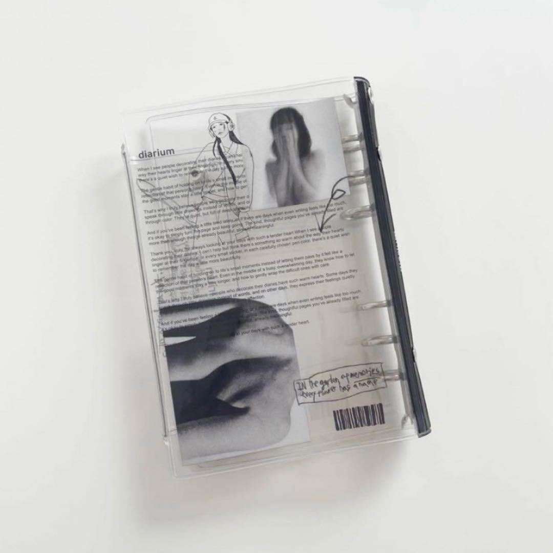 早い者勝ち　韓国　貯金　バインダー　カバー　A6 pvc diarium 2