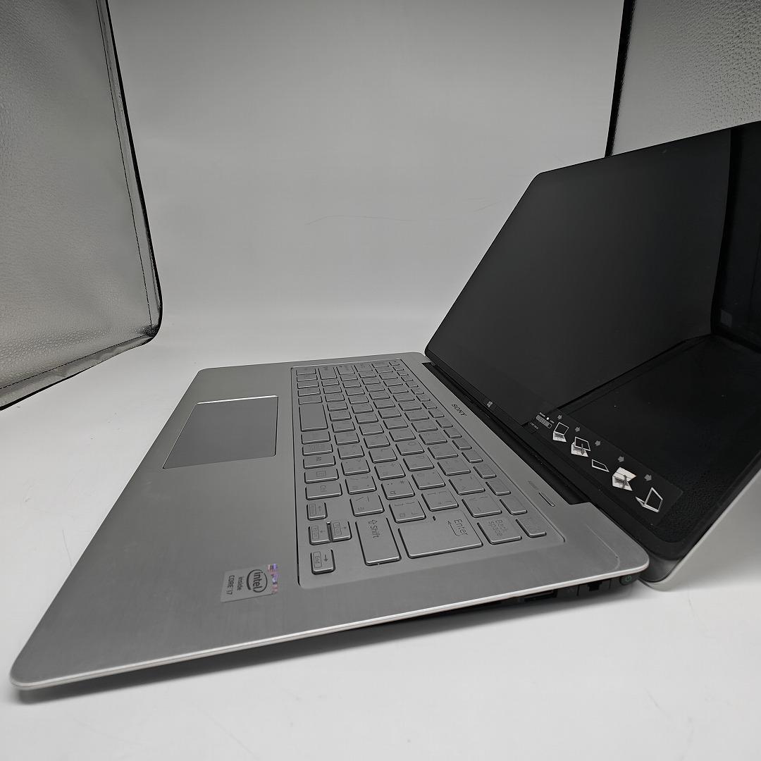 【VAIO】訳あり 高速i7 新品SSD256GB 8GB シルバーノートPC