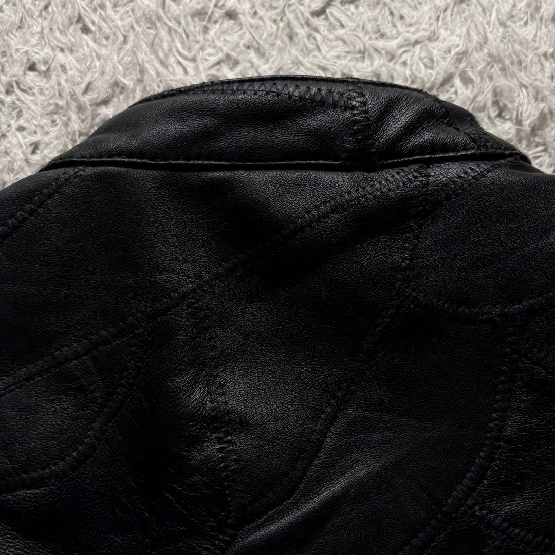 ★羊革 パッチワーク★ Genetic Manipulation ライダース L