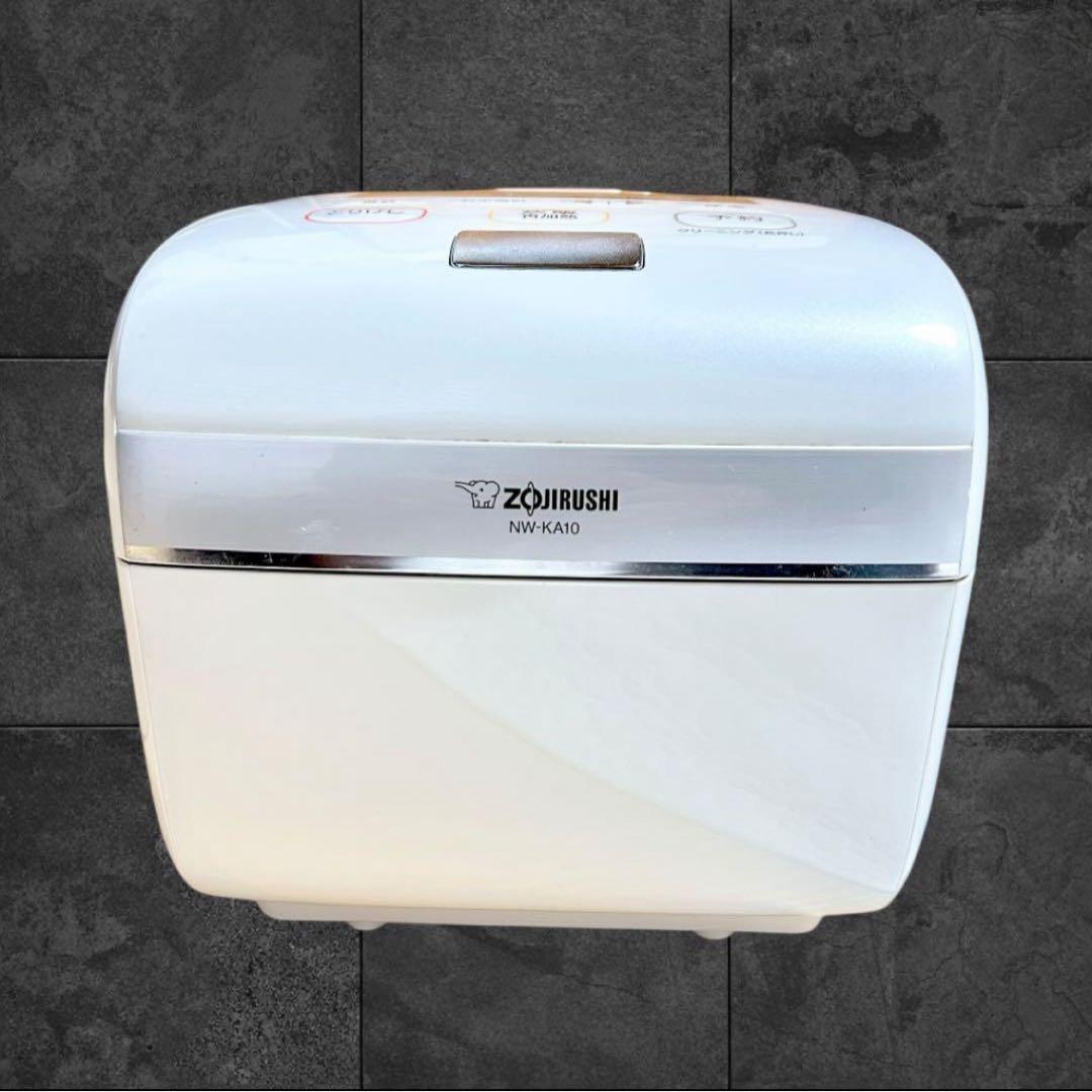 象印　NW-KA10 炎舞炊　象印マホービン　炊飯器 ホワイト