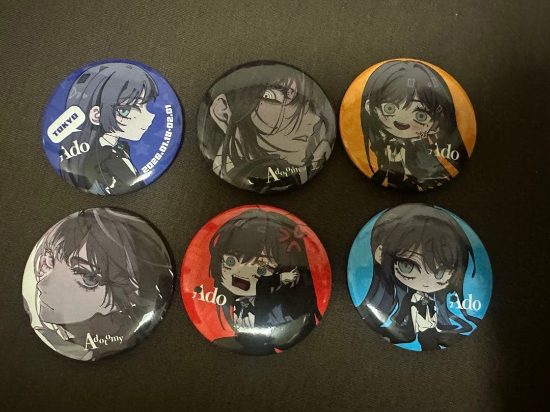ランダム缶バッジ Adotomy アドトミー Ado 東京会場限定
