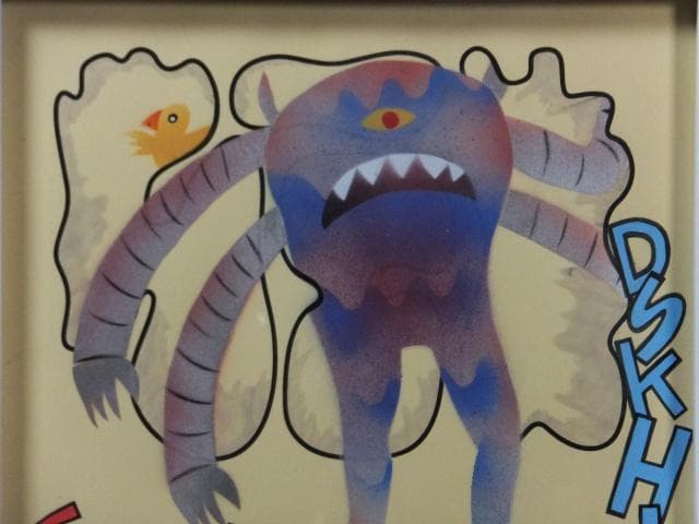 現代美術　DISKAH『DISKAH SMASH！』スプレー＆マーカー0317A