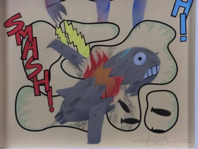 現代美術　DISKAH『DISKAH SMASH！』スプレー＆マーカー0317A