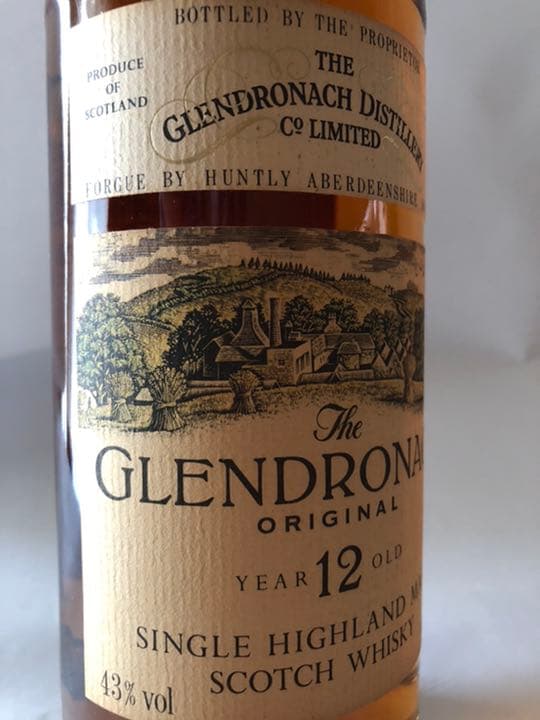 【超希少・世界デットストック】グレンドロナック 12年 オリジナル 旧ボトル