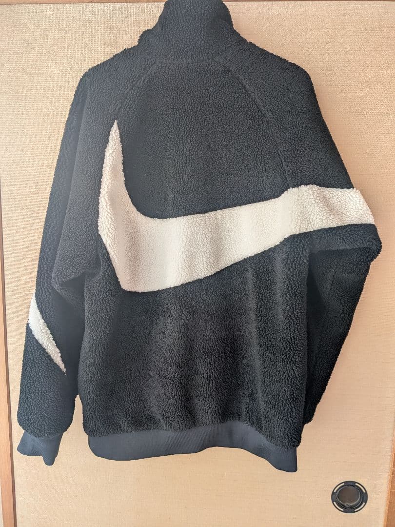 NIKE ナイキ リバーシブル ボアジャケット 黒×白