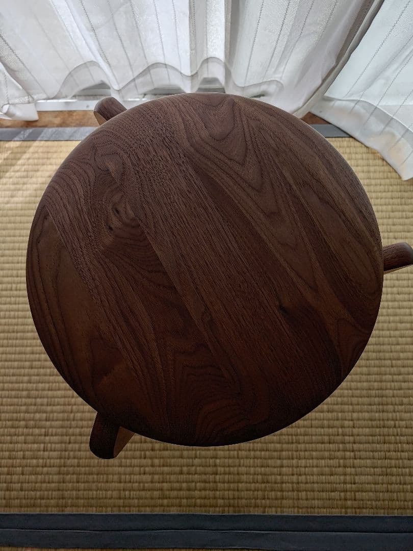 DENTO LISCIO スツール　木製　ウォールナット