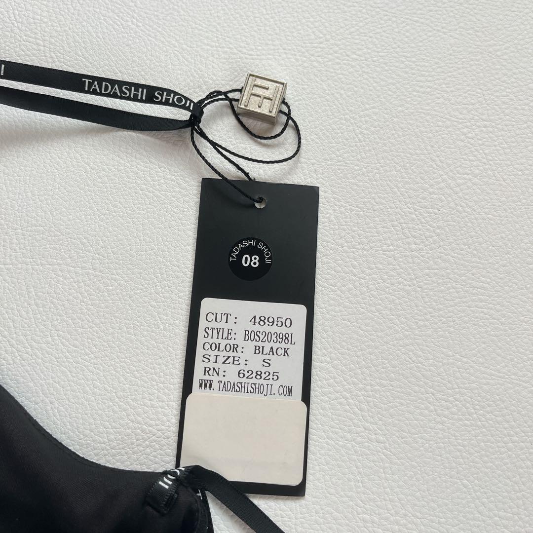 未使用✨ タダシショージ ワンショルダースリットロングドレス　ワンピース　黒