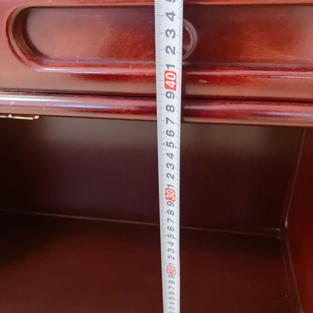 Karimoku カリモク 木製 電話台、FAX台　キャビネット飾り棚 収納