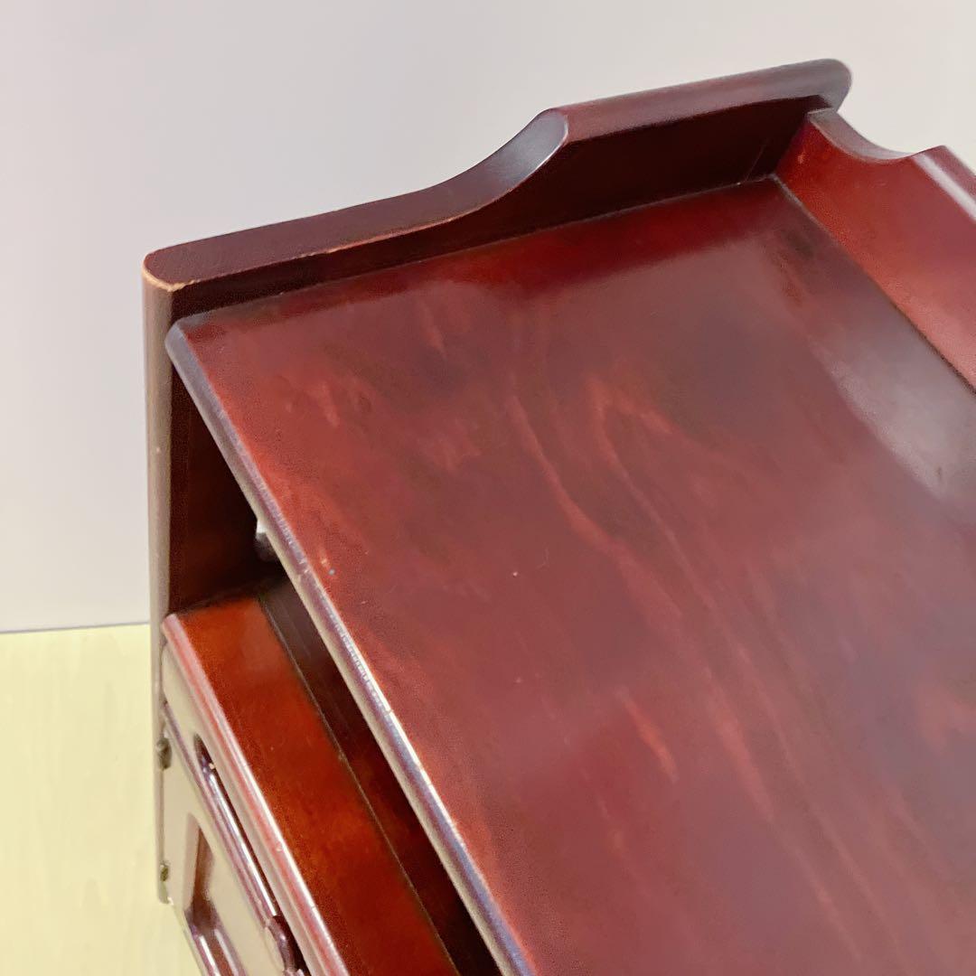 Karimoku カリモク 木製 電話台、FAX台　キャビネット飾り棚 収納