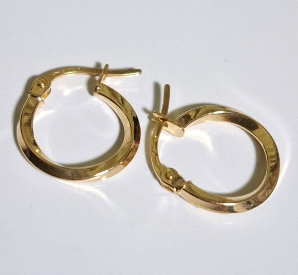 ウノアエレ k18 UNOAERRE フープピアス