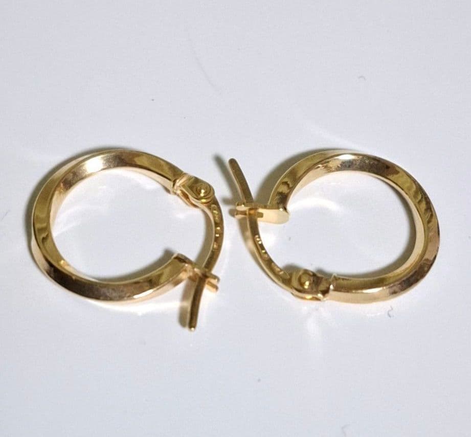 ウノアエレ k18 UNOAERRE フープピアス