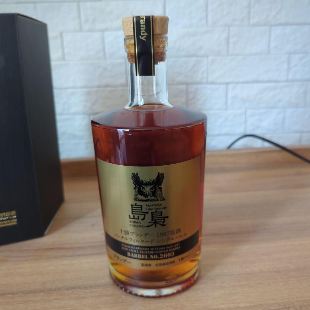 島梟　1987原酒　ノスチルフィルタード・シングルバレル　ブランデー