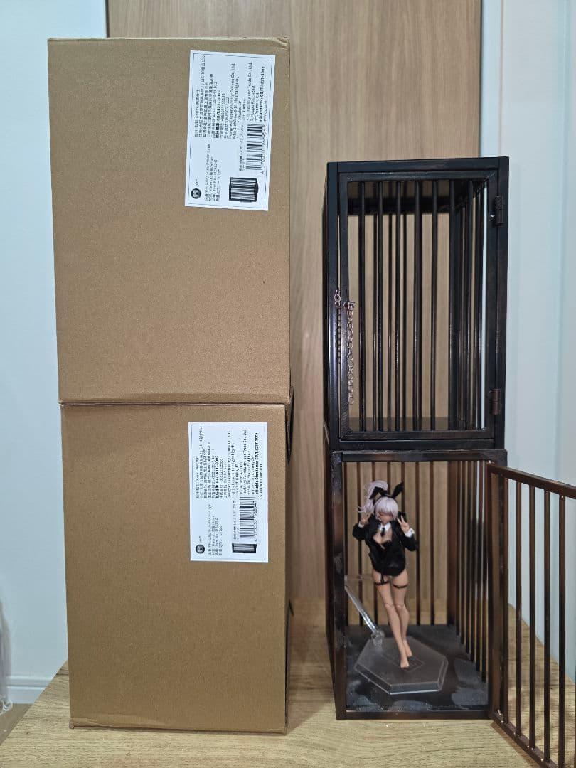 MMMトイズ　プリズンケージ　AB 1/12 ジオマ　真鍮　黒　セット 牢屋　檻