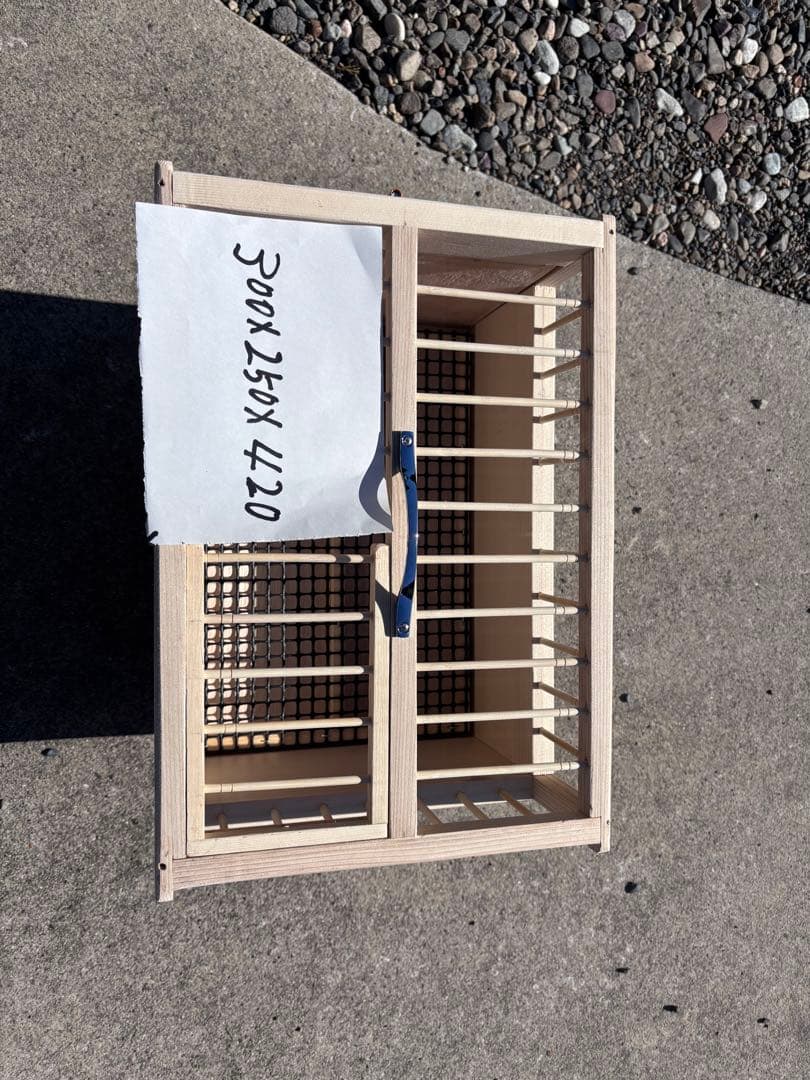 レース鳩2〜3用輸送.放鳩カゴ　新品未使用