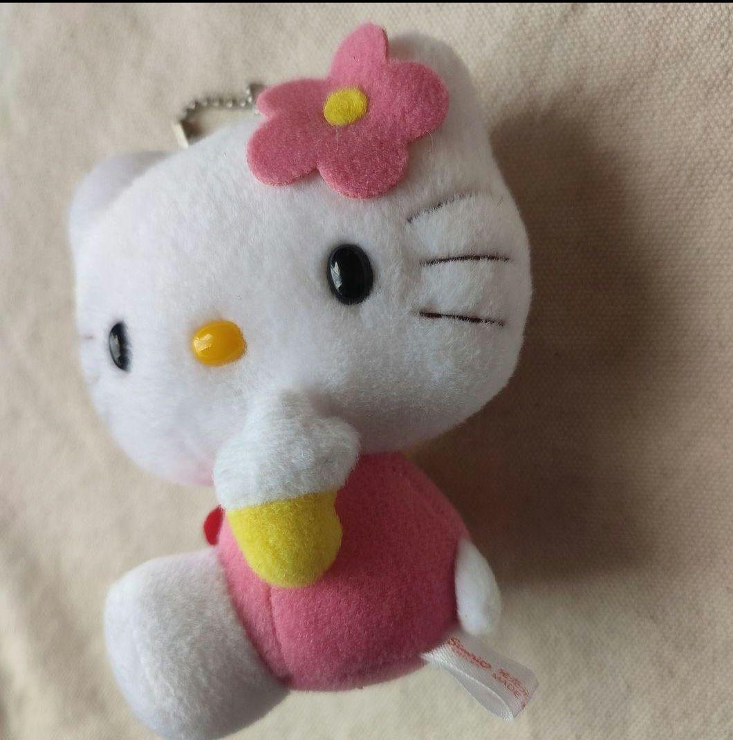 激レア サンリオ 平成レトロ ハローキティ カオハナ マスコット ぬいぐるみ