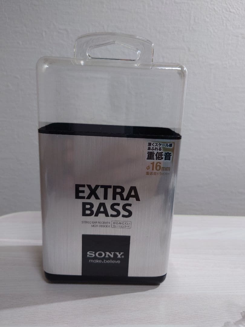 【SONY】EXTRA BASS :MDR-XB90EX（有線イヤホン）:未使用