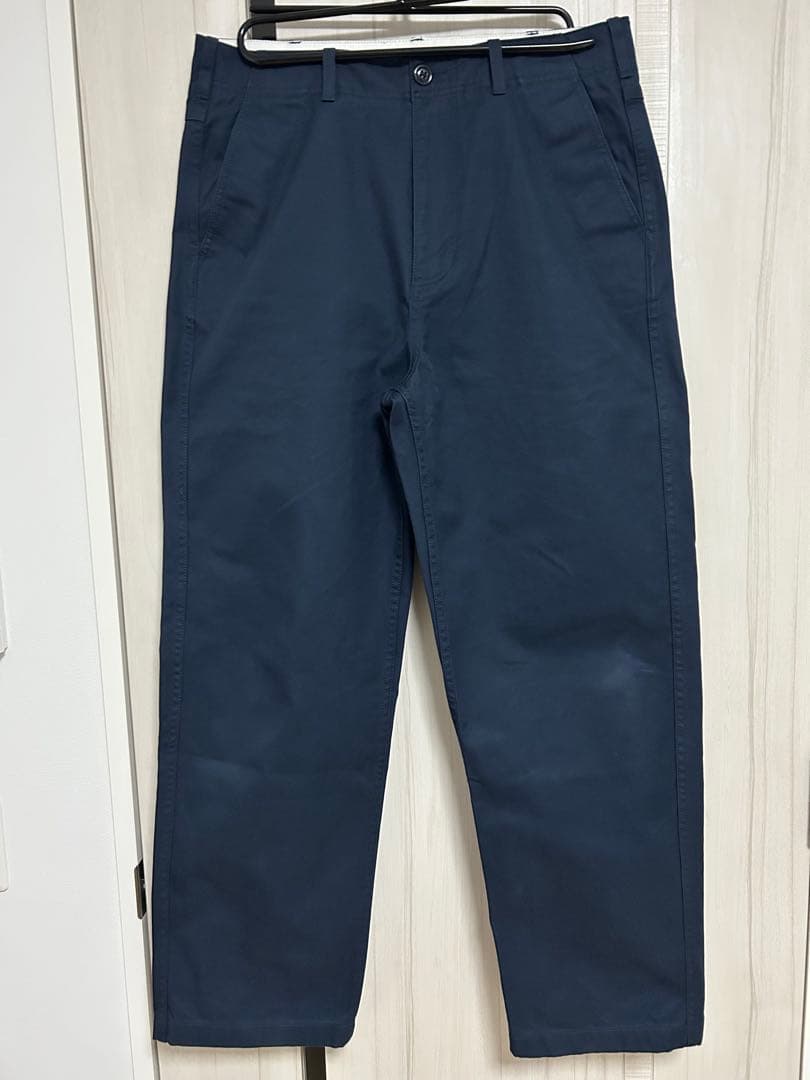 ツヨシ STUSSY 25秋冬 チノ トラウザー パンツ ネイビー 32
