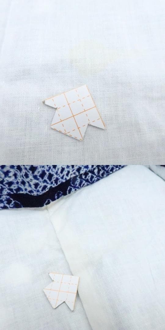 Y3387◆美品 有松鳴海絞り 綿 背・胸当て付 手縫い 高級浴衣 洗える夏着物