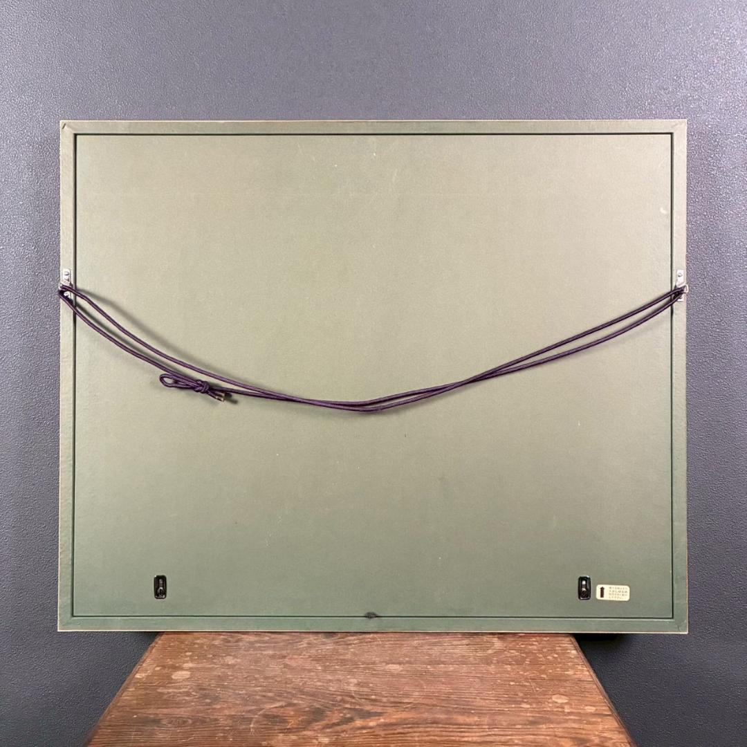 美品 上村松篁「春野」リトグラフ 直筆サイン・印章入 保証書有 花鳥画 上村松園