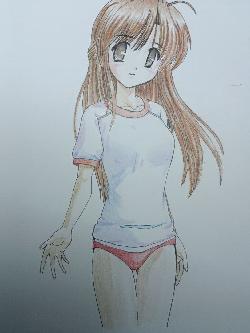 アニメキャラクター イラスト Tシャツ