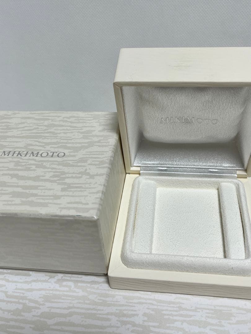 ミキモト　WGK18 パール×ダイヤ　ブローチ　美品