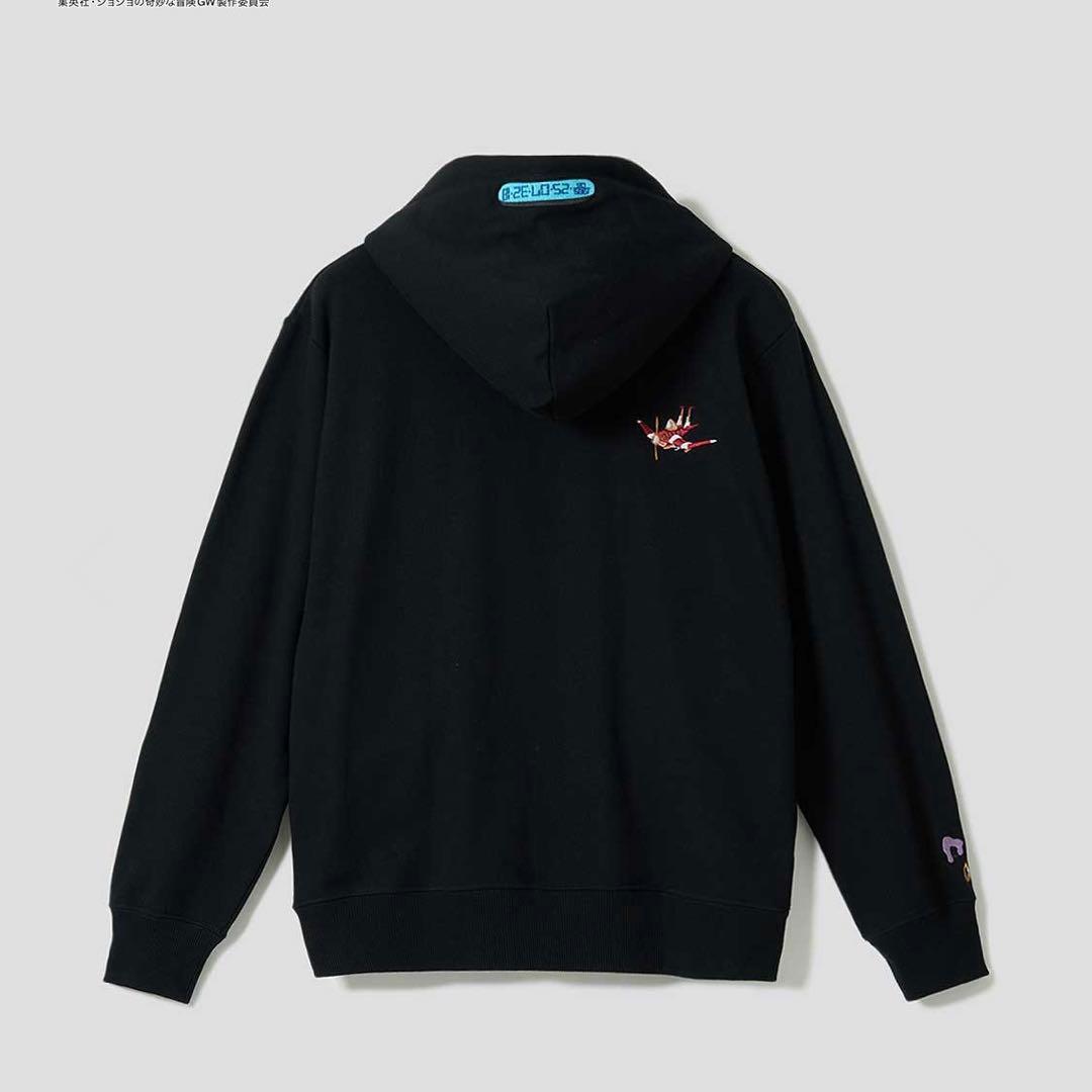 ジョジョの奇妙な冒険　グラニフ 　護衛チーム モチーフ　裏毛ジップパーカー　M