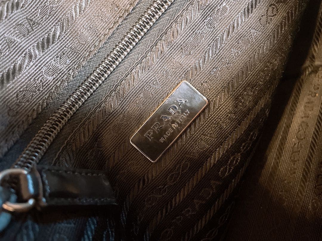 美品　PRADA プラダ　オリーブグリーン ハンドバッグ　トートバッグ