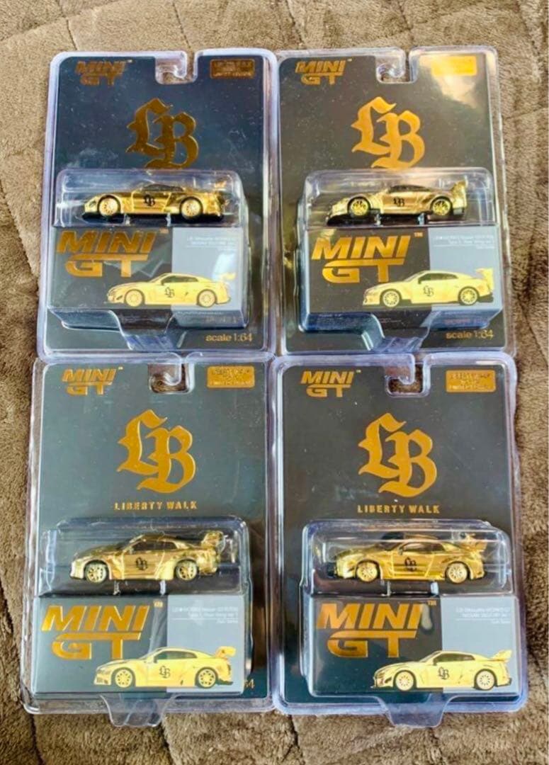 B*S様 リバティーウォーク東京リミテッドエディション 超希少ＧＴＲミニカー４台