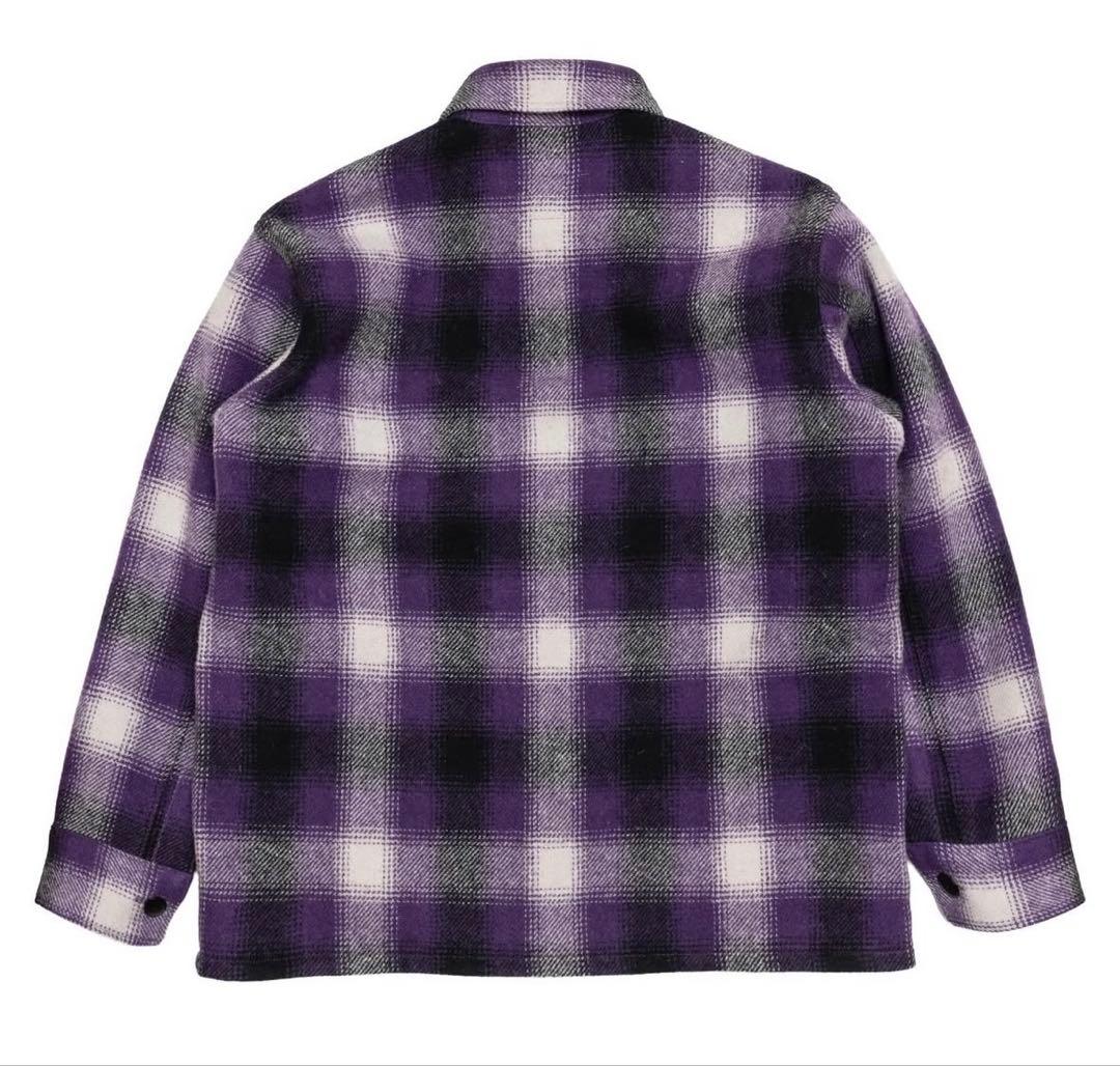 ジャケット・アウター SC / SUBCULTURE OMBRA CHECKJACKET PURPLE
