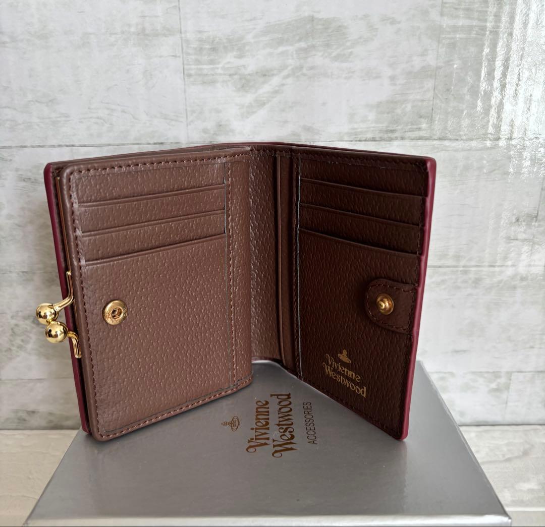 Vivienne Westwood オーブロゴ 二つ折ウォレット　希少！ブラウン