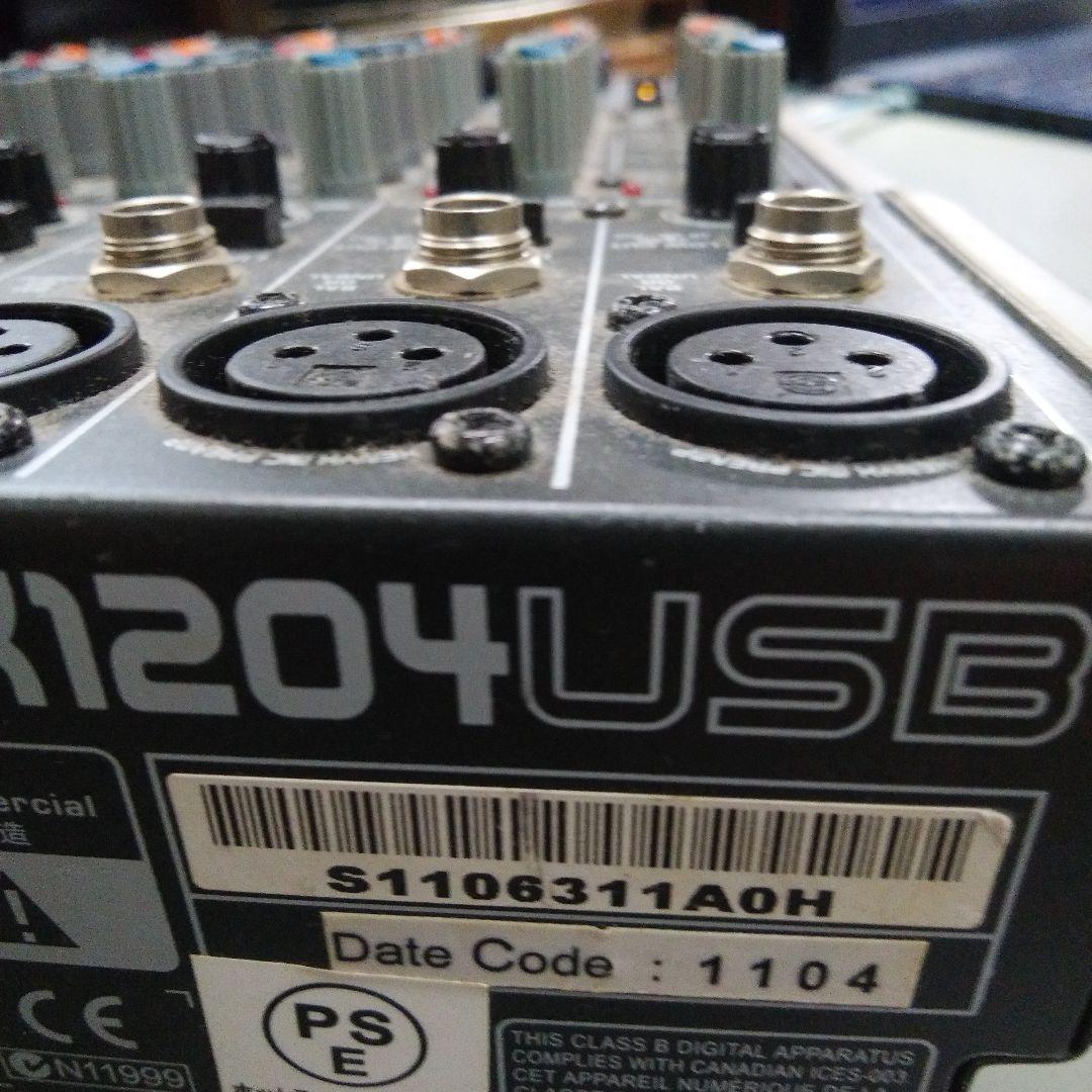 BEHRINGER XENYX X1204USB アナログミキサー(ジャンク品)