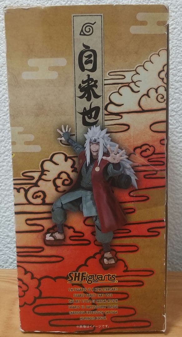 NARUTO S.H.Figuarts 自来也 Web 開封 ナルト フィギュア