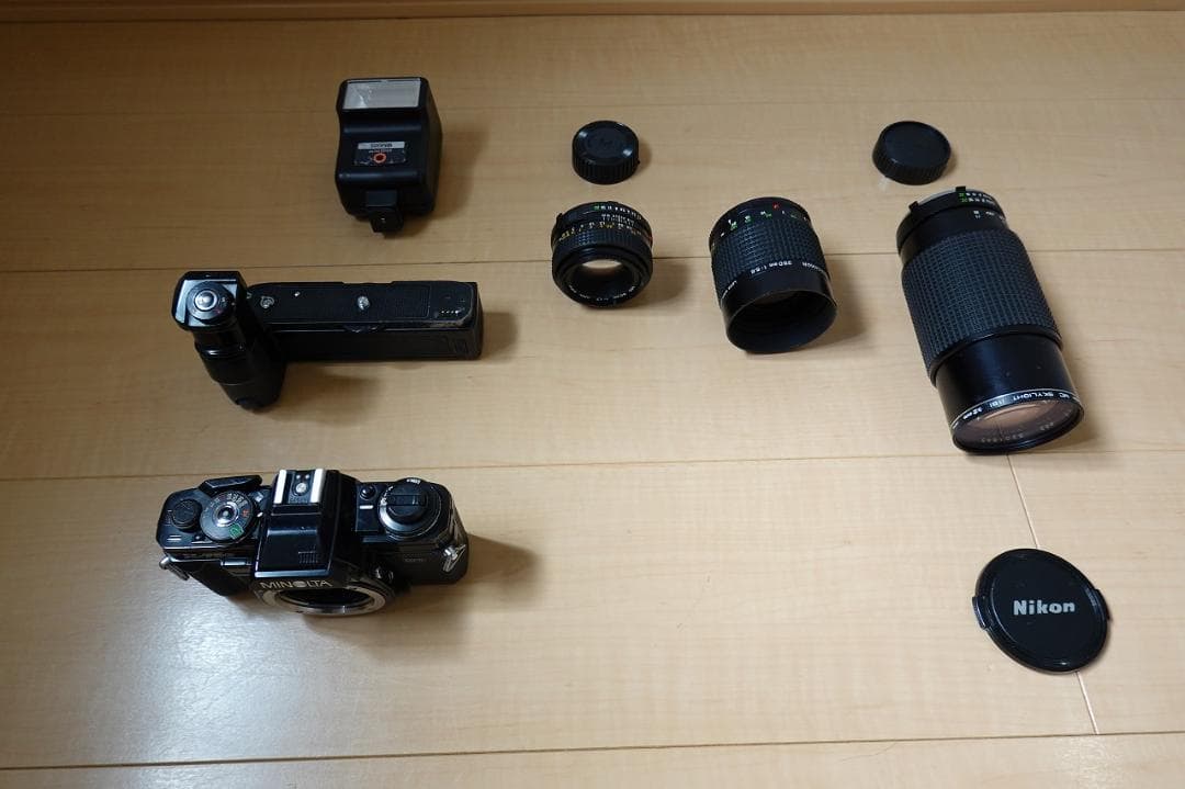 【希少】MINOLTA X-700 フィルム一眼レフ レンズセット