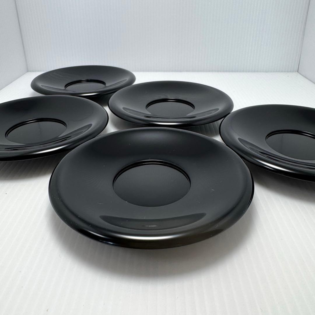 新品 輪島塗 慶塚 慶塚漆器 茶托 和皿 漆器 漆 器 お茶請け 丸 黒 共箱