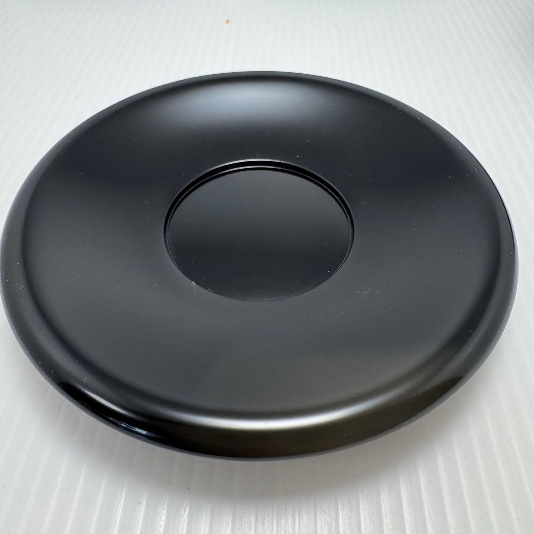 新品 輪島塗 慶塚 慶塚漆器 茶托 和皿 漆器 漆 器 お茶請け 丸 黒 共箱