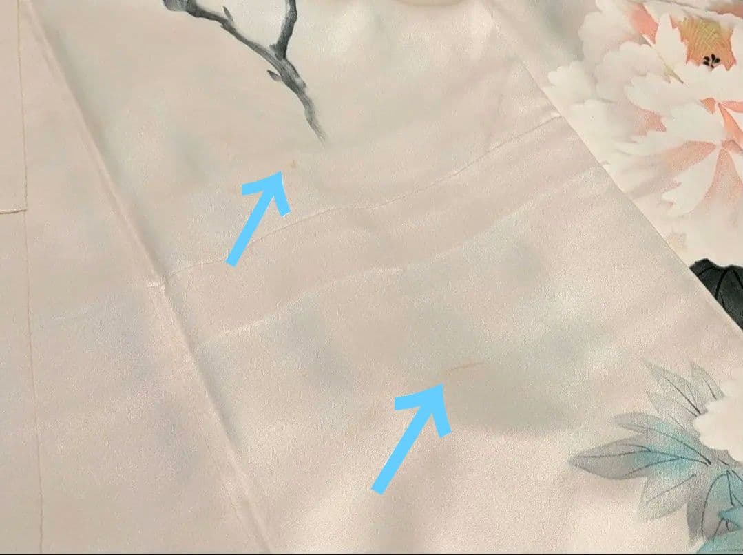 振袖フルセット9点 手描き 白 金彩 逸品 成人式