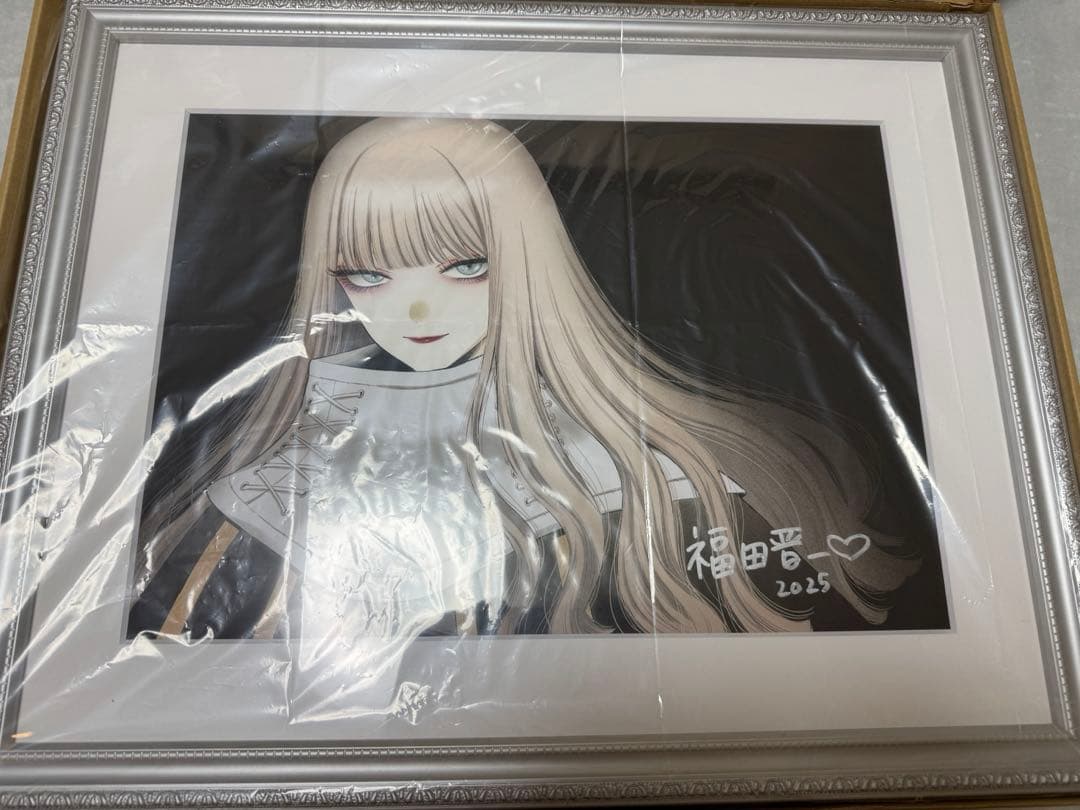 【konji】着せ恋展 福田晋一直筆サイン入 複製原画ハニエル