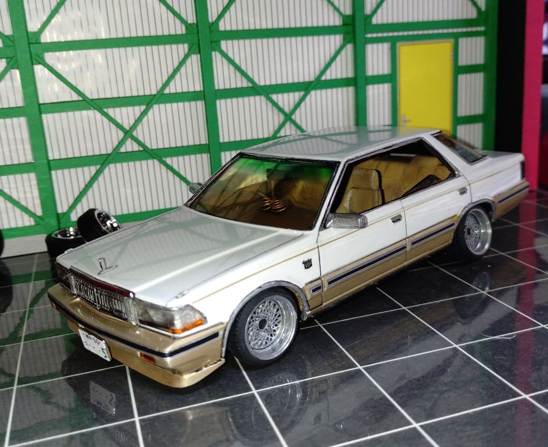 フジミ　1/24 Y30セドリック後期　ブロアムVIP 完成品