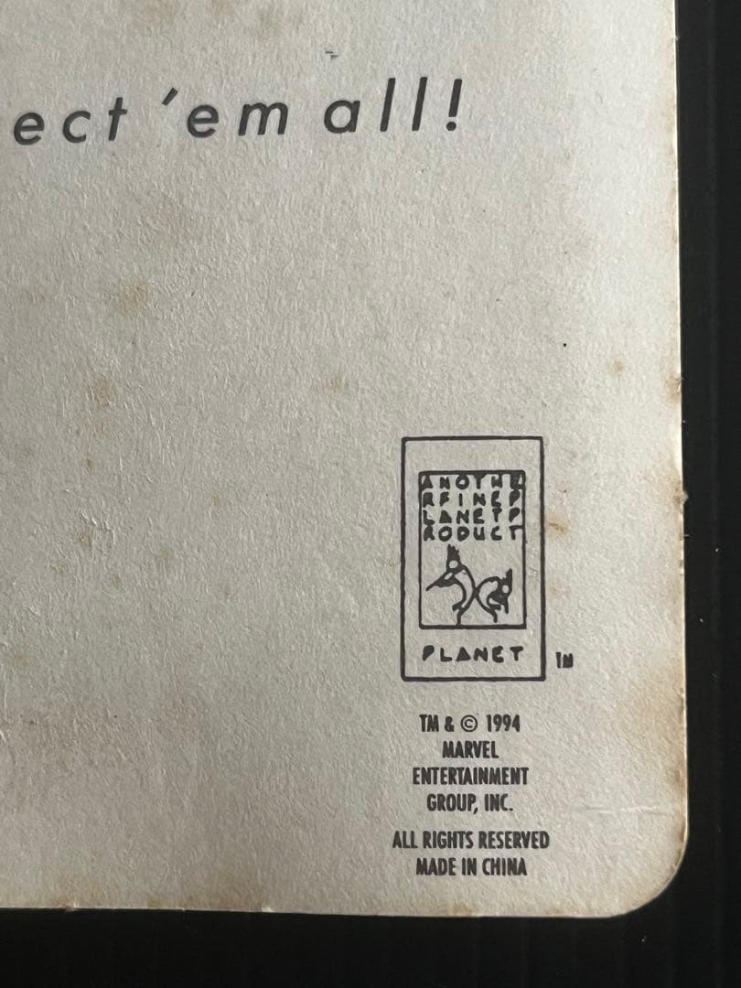 ピンズ・ピンバッジ・缶バッジ MARVEL UNIVERSR PIN SERIES GAMBIT 1994